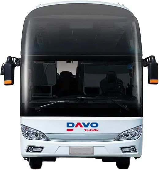 DAVO Group bus front view